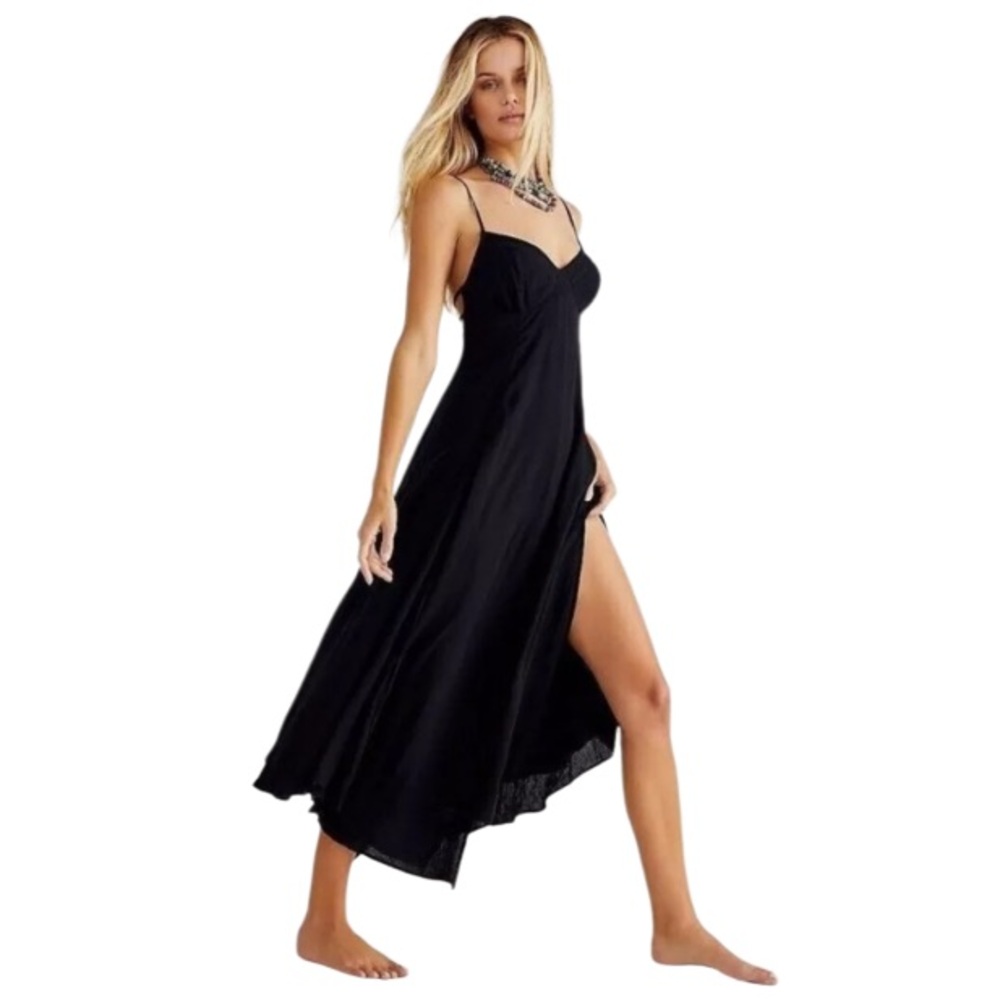 ♥️ Free People Deep Sea Maxi Dress XS